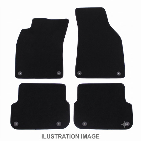Podle konkrétního modelu Prémiová černá Velurové autokoberce pro VOLVO V50/ S40 204-2013 4 ks | race-shop.cz