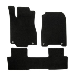 Prémiová černá Velurové autokoberce pro HONDA CRV 2012-2016 4 ks