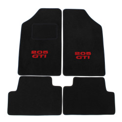 Velurové autokoberce pro Peugeot 205 GTI 1986-2003 4 ks