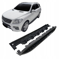 Boční schůdky pro Mercedes ML W166 / GLE 2012-2019 (Černý)