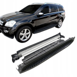 Boční schůdky pro Mercedes X164 GL 450 2007-2013 (Černý)