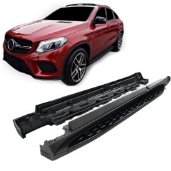 Boční schůdky pro Mercedes GLE coupe 2015-2019 (Černý)