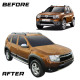 Body kit a vizuální doplňky Plastové boční ochranné lišty pro Dacia Duster 1 2010-2017 (Sada 12 kusů) | race-shop.cz
