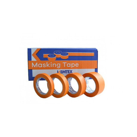 Korekce laku Kemtex Oranžová Maskovací páska do 110°C - 48mm x 45m | race-shop.cz