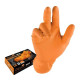 Rukavice Grippaz 246 Protiskluzové nitrilové rukavice oranžové velikost M/8 - 50ks | race-shop.cz