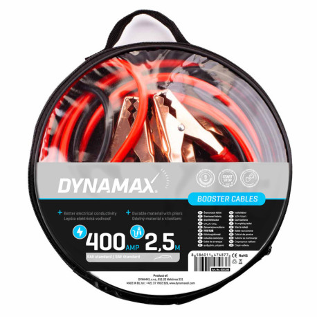 Autonabíječky a startovací powerbanky DX STARTOVACÍ KABLE 400A 2,5m | race-shop.cz