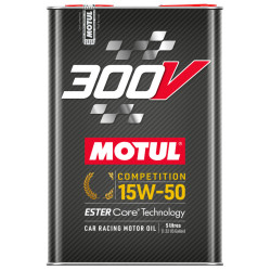 MOTUL 300V Soutěžní Motorový Olej 15W50 5L
