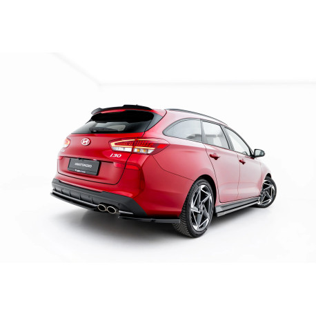 Body kit a vizuální doplňky Rear Side Splitters V.2 Hyundai I30 N-Line Wagon Mk3 Facelift | race-shop.cz