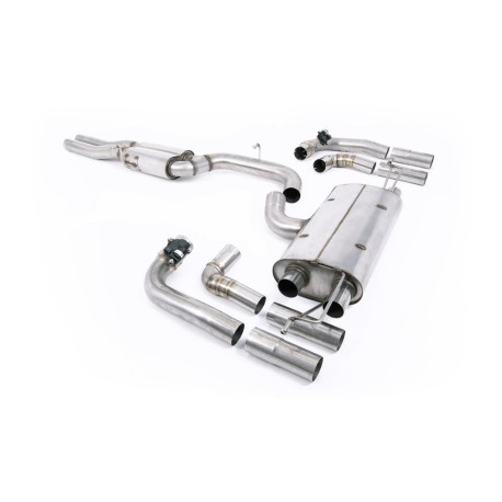 Výfukové systémy Milltek GPF-back exhaust for Audi RS3 Saloon/Sedan 400PS (non-GPF) 2022+ - Resonated | race-shop.cz