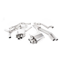 Milltek Cat-back exhaust resonated for Audi RS5 2.9 V6 Turbo Coupe (B9.5) (non-GPF) 2019+ - Titanium tips
