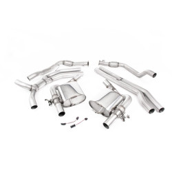 Milltek Cat-back exhaust (louder) for Audi RS5 2.9 V6 Turbo Sportback (B9.5) (non-GPF) 2019+ - Burnt titanium tips