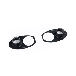 Milltek Rear Trim Finisher Plates Cerakote black tips for Audi RS7 4.0 V8 bi-turbo (C8) (GPF) 2019+