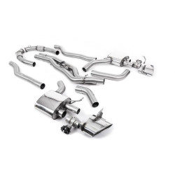 Milltek GPF-back exhaust (loudest) for Audi RS7 4.0 V8 bi-turbo (C8) (GPF) 2019+ - Polished tips