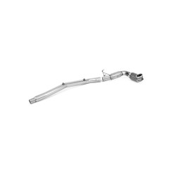 Milltek Large-bore downpipe with sports cat for Audi S3 Saloon/Sedan 310PS & 333PS (8Y) (GPF, HJS cat, for OE system) 2020+