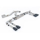 VÝFUKOVÉ SYSTÉMY Milltek Milltek Cat-back exhaust (loudest) Cerakote black tips for Audi S3 Saloon/Sedan 310PS (8Y) (non-GPF, Non-Resonated) 2022+ | race-shop.cz