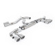 Milltek GPF-back exhaust (loudest) for Audi S3 Sportback 310PS & 333PS (8Y) (GPF) 2020+ - Brushed titanium tips