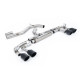 Výfukové systémy Milltek GPF-back exhaust (loudest) for Audi S3 Sportback 310PS & 333PS (8Y) (GPF) 2020+ - Cerakote black tips | race-shop.cz