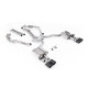 Milltek Cat-back exhaust (louder) for Audi S5 3.0 V6 Turbo Sportback (B9) 2019+ - Carbon tips