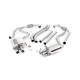 Milltek Cat-back exhaust (louder) for Audi S5 3.0 V6 Turbo Sportback (B9) (non Sport Diff) 2017+ - Polished GT-100 tips