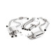 Milltek Cat-back exhaust resonated for Audi S5 3.0 V6 Turbo Sportback (B9) (EC approved) 2017+ - Polished tips