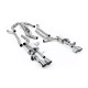 Milltek Cat-back exhaust (louder) for Audi S8 4.0 TFSI V8 Saloon/Sedan (D5) (non-GPF, LWB) 2020+ - Polished tips