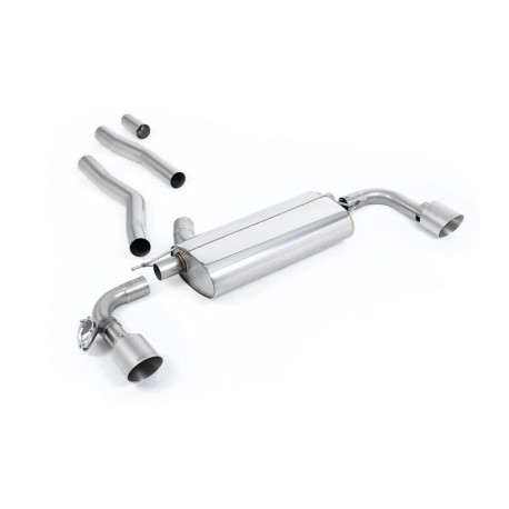 Výfukové systémy Milltek GPF-back exhaust for BMW 1 Series 128ti 5 Door 2021+ - Brushed titanium tips | race-shop.cz