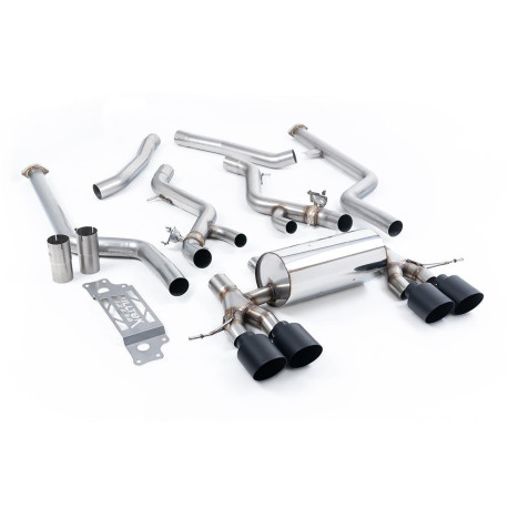 Výfukové systémy Milltek Cat-back exhaust non-resonated for BMW M2 Coupe (non-GPF) 2023+ - Cerakote black tips | race-shop.cz
