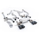Milltek Cat-back exhaust non-resonated for BMW M2 Coupe (non-GPF) 2023+ - Carbon tips