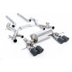 Milltek Secondary cat-back exhaust non-resonated for BMW M2 Coupe (non-GPF) 2023+ - Carbon tips
