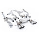 Milltek Cat-back exhaust (loudest) for BMW M2 Coupe (GPF) 2023+ - Brushed titanium tips