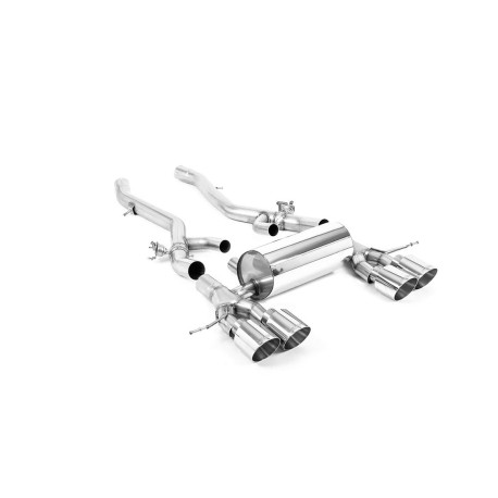 Výfukové systémy Milltek Axle-back exhaust for BMW M4 (G82) S58 3.0 Turbo (non-GPF) 2021+ - Polished tips | race-shop.cz
