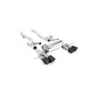 Milltek Axle-back exhaust for BMW M4 (G82) S58 3.0 Turbo (GPF) 2020+ - Carbon tips
