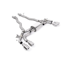 Milltek GPF-back exhaust for BMW M5 (F90) 4.4l Twin Turbo (GPF) 2020-2021 - Quad polished tips