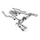 Milltek Cat-back exhaust for BMW M5 (F90) 4.4l Twin Turbo LCI (GPF) 2021+ - Quad polished tips