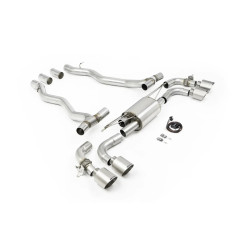 Milltek Axle-back exhaust for BMW M5 (G90/G99) 4.4l Twin Turbo Hybrid (non-GPF) 2025+ - Brushed titanium tips