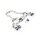 Milltek Axle-back exhaust for BMW M5 (G90/G99) 4.4l Twin Turbo Hybrid (non-GPF) 2025+ - Burnt/blue titanium tips