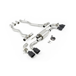 Milltek Axle-back exhaust for BMW M5 (G90/G99) 4.4l Twin Turbo Hybrid (non-GPF) 2025+ - Cerakote black tips