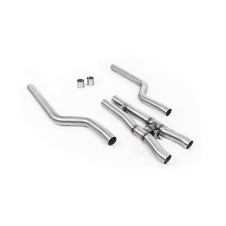 Výfukové systémy Milltek GPF bypass pipe for BMW M8 (F91/F92) 4.4l V8 Twin Turbo Coupe/Cabrio (GPF, OE cutting required) 2020+ | race-shop.cz