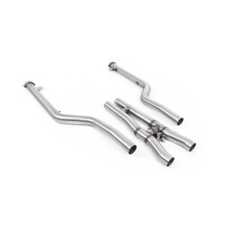Výfukové systémy Milltek GPF bypass pipe for BMW M8 (F93) 4.4l V8 Twin Turbo Gran Coupe LCI (GPF) 2021+ | race-shop.cz