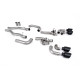 Výfukové systémy Milltek GPF-back exhaust valved for BMW M8 (F93) 4.4l V8 Twin Turbo Gran Coupe LCI (GPF) 2021+ - Cerakote black tips | race-shop.cz