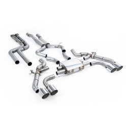 Milltek Downpipe-back exhaust (louder) for BMW X3 X3M/X3M Comp 3.0 (G01) (GPF) 2019-2021 - Polished tips