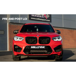 Milltek Downpipe-back exhaust resonated for BMW X3 X3M/X3M Comp 3.0 (G01) (GPF) 2019-2021 - Polished tips