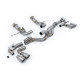 Milltek Cat-back exhaust for Chevrolet Corvette Stingray 6.2L V8 & E-Ray Hybrid (C8) (non-GPF) 2020+ - Brushed titanium tips