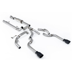 Milltek Cat-back exhaust (louder) for Ford F150 SuperCrew 5.0 V8 (non-GPF) 2021+ - Dual Cerakote black tips