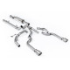 Milltek Cat-back exhaust resonated for Ford F150 SuperCrew 5.0 V8 (non-GPF) 2021+ - Dual brushed titanium tips