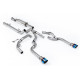 Milltek Cat-back exhaust resonated for Ford F150 SuperCrew 5.0 V8 (non-GPF) 2021+ - Dual burnt titanium tips