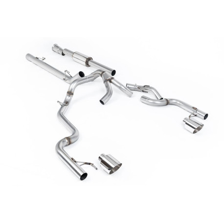 Výfukové systémy Milltek Cat-back exhaust (louder) for Ford F150 SuperCrew Tremor 5.0 V8 (non-GPF) 2021+ - Polished tips | race-shop.cz