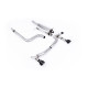 Milltek Cat-back exhaust for Ford Fiesta Mk8 & Mk8.5 ST 1.5 EcoBoost 200PS (non-GPF) 2020+ - Dual black tips