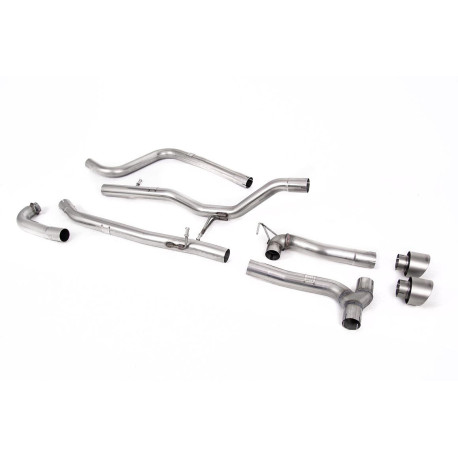 VÝFUKOVÉ SYSTÉMY Milltek Milltek Cat-back exhaust (louder) for Ford Fiesta MK8 ST-Line 3 & 5 Door (non-GPF) 2017-2019 - Brushed titanium tips | race-shop.cz