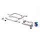Výfukové systémy Milltek Cat-back exhaust (louder) for Ford Fiesta MK8 ST-Line 3 & 5 Door (non-GPF) 2017-2019 - Burnt/blue titanium tips | race-shop.cz